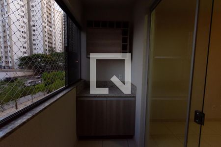 Varanda da Sala de apartamento para alugar com 2 quartos, 63m² em Residencial Eldorado, Goiânia