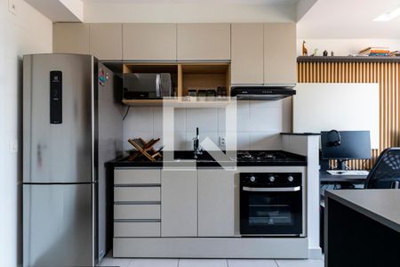 Sala e Cozinha de apartamento para alugar com 1 quarto, 32m² em Jardim da Glória, São Paulo