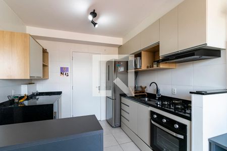 Sala e Cozinha de apartamento para alugar com 1 quarto, 32m² em Jardim da Glória, São Paulo