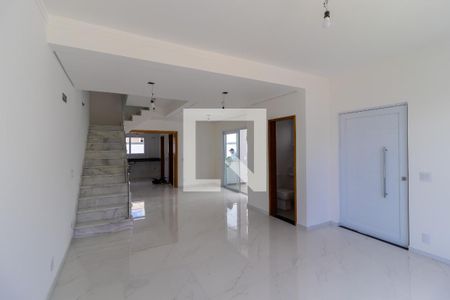 Sala de casa de condomínio para alugar com 3 quartos, 150m² em Jardim Carolina, Jundiaí