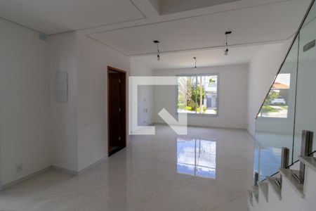 Sala de casa de condomínio para alugar com 3 quartos, 150m² em Jardim Carolina, Jundiaí