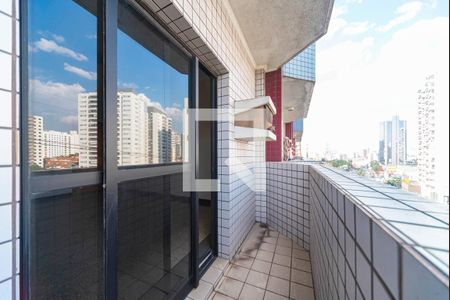 Varanda da Sala de apartamento para alugar com 3 quartos, 70m² em Vila Dora, Santo André