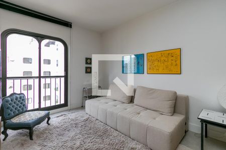 Sala de apartamento para alugar com 1 quarto, 45m² em Cidade Monções, São Paulo