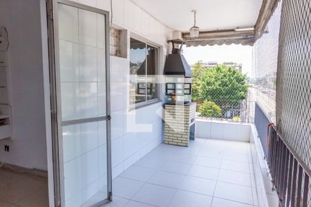 Varanda da Sala de apartamento para alugar com 2 quartos, 86m² em Campinho, Rio de Janeiro