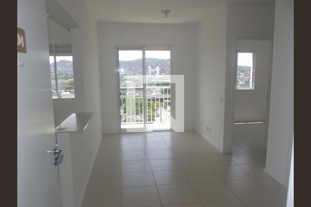 Sala de apartamento à venda com 1 quarto, 56m² em Del Castilho, Rio de Janeiro