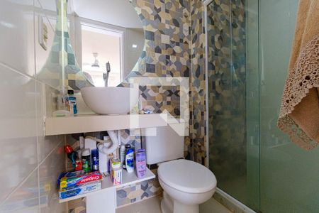 Banheiro Suíte de apartamento à venda com 2 quartos, 52m² em Rio Comprido, Rio de Janeiro