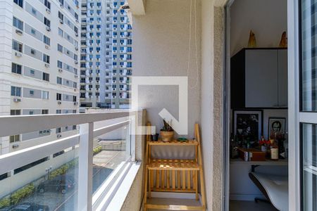 Varanda de apartamento à venda com 2 quartos, 52m² em Rio Comprido, Rio de Janeiro