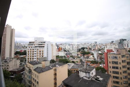 Vista da Sacada de kitnet/studio para alugar com 1 quarto, 27m² em Bela Vista, São Paulo