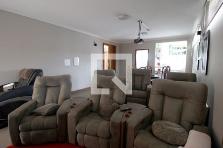 Sala de TV de casa de condomínio para alugar com 3 quartos, 420m² em Jardim Residencial Giverny, Sorocaba