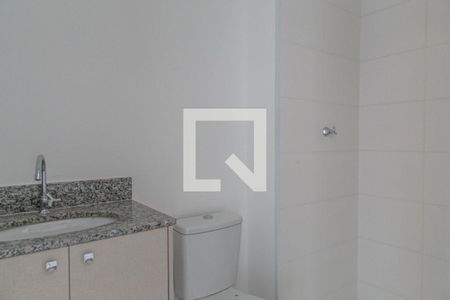 Banheiro de kitnet/studio à venda com 1 quarto, 23m² em Quarta Parada, São Paulo