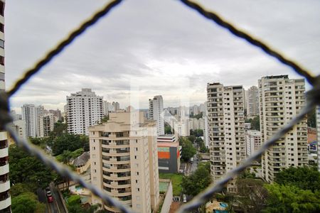 Vista da Sala de apartamento para alugar com 3 quartos, 110m² em Vila Andrade, São Paulo