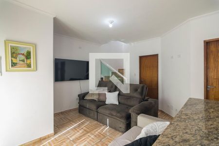 Sala de apartamento à venda com 3 quartos, 100m² em Vila América, Santo André