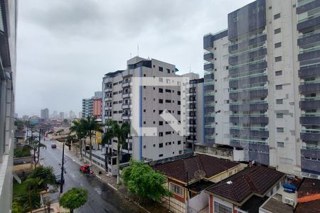 Vista Sala de apartamento para alugar com 2 quartos, 70m² em Caiçara, Praia Grande