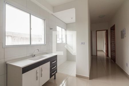 Sala e Cozinha  de apartamento para alugar com 2 quartos, 44m² em Vila Esperança, São Paulo