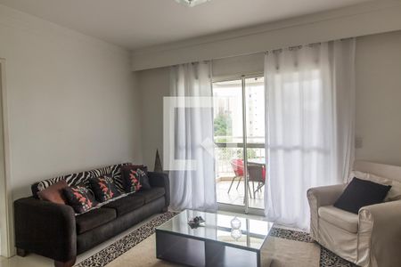 Sala de TV de apartamento para alugar com 1 quarto, 80m² em Tamboré, Santana de Parnaíba