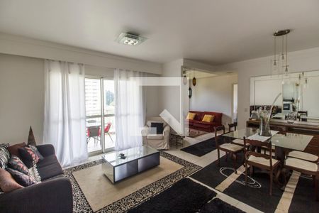 Sala de TV de apartamento para alugar com 1 quarto, 80m² em Tamboré, Santana de Parnaíba