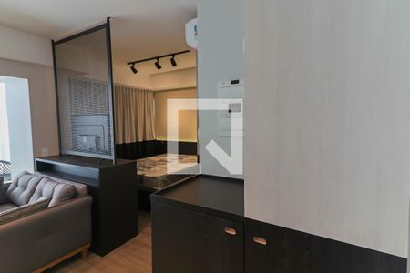 Sala / Cozinha / Lavanderia de kitnet/studio para alugar com 1 quarto, 36m² em Butantã, São Paulo