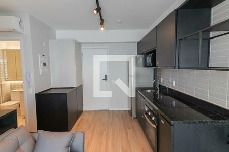 Sala / Cozinha / Lavanderia de kitnet/studio para alugar com 1 quarto, 36m² em Butantã, São Paulo