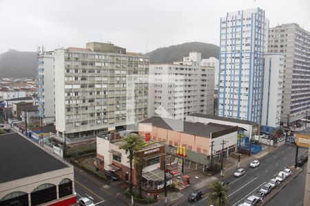 Vista da Sala de kitnet/studio para alugar com 1 quarto, 25m² em Itararé, São Vicente