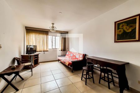 Sala de apartamento à venda com 1 quarto, 40m² em Centro, Guarujá