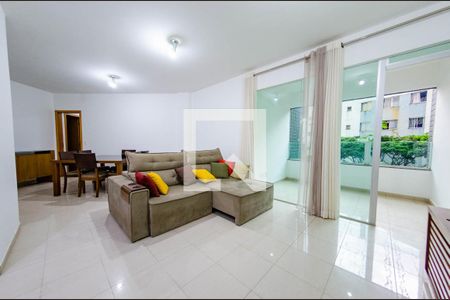 Sala de apartamento à venda com 3 quartos, 124m² em Buritis, Belo Horizonte