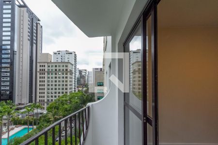 Varanda da Sala de apartamento à venda com 3 quartos, 76m² em Vila Olímpia, São Paulo