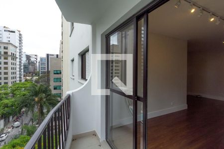 Varanda da Sala de apartamento à venda com 3 quartos, 76m² em Vila Olímpia, São Paulo