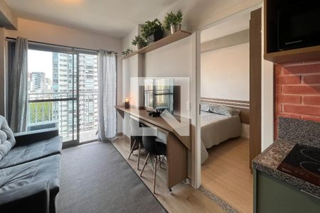 Sala de apartamento à venda com 1 quarto, 26m² em Vila Nova Conceição, São Paulo