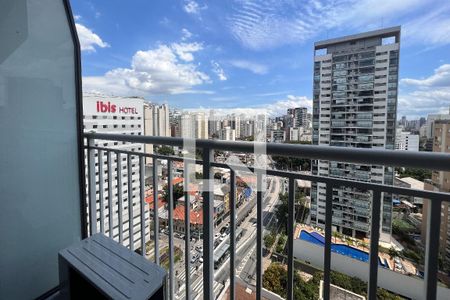 Sacada de apartamento à venda com 1 quarto, 26m² em Vila Nova Conceição, São Paulo
