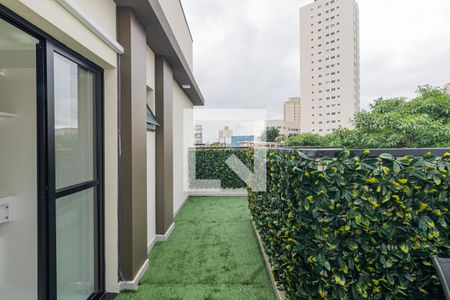 Varanda de apartamento à venda com 1 quarto, 38m² em Vila Gustavo, São Paulo