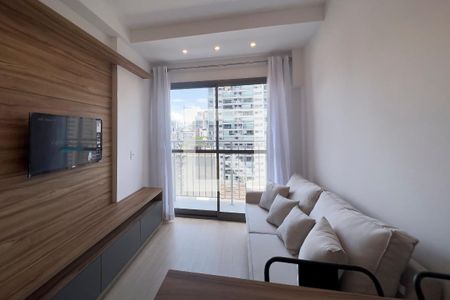 Sala de apartamento para alugar com 1 quarto, 27m² em Vila Nova Conceição, São Paulo