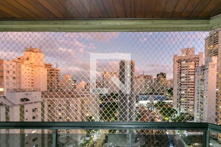 Varanda da Sala de apartamento à venda com 4 quartos, 124m² em Brooklin Paulista, São Paulo