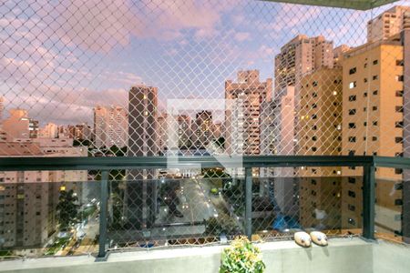 Varanda da Sala de apartamento à venda com 4 quartos, 124m² em Brooklin Paulista, São Paulo