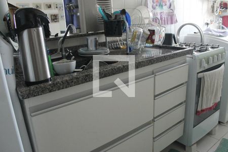 Cozinha de apartamento à venda com 3 quartos, 70m² em Residencial Parque da Fazenda, Campinas