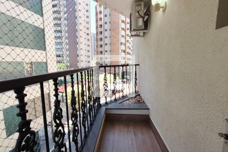 Varanda da Sala de apartamento para alugar com 1 quarto, 51m² em Cambuí, Campinas