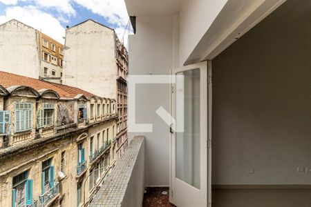 Varanda de kitnet/studio para alugar com 1 quarto, 30m² em Centro, São Paulo