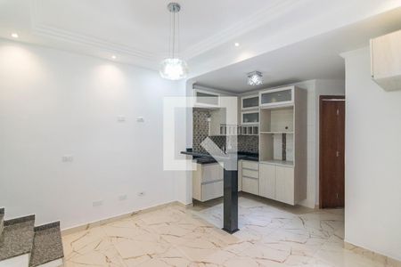 Sala de apartamento para alugar com 2 quartos, 88m² em Jardim Cristiane, Santo André