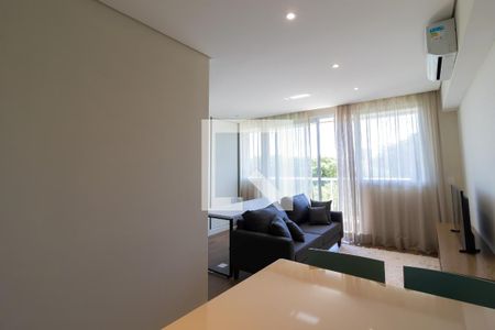 Sala de apartamento para alugar com 1 quarto, 45m² em Centro, Jundiaí