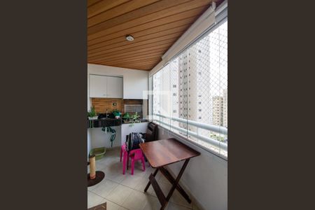 Varanda da sala  de apartamento para alugar com 3 quartos, 114m² em Jardim Zaira, Guarulhos
