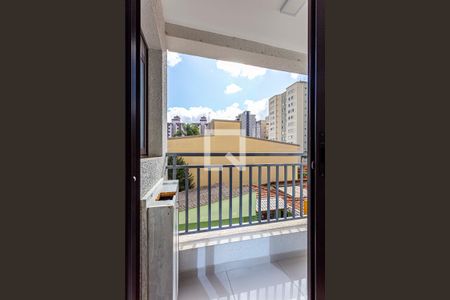 Varanda da Sala de apartamento para alugar com 2 quartos, 41m² em Vila Valparaíso, Santo André