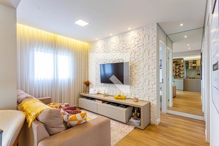 Sala de apartamento para alugar com 2 quartos, 75m² em Vila Apiaí, Santo André