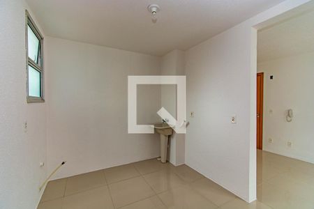 Cozinha de apartamento à venda com 2 quartos, 48m² em Olaria, Canoas