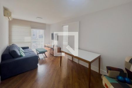 Sala de apartamento para alugar com 1 quarto, 44m² em Indianópolis, São Paulo