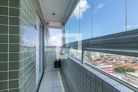 Varanda de apartamento para alugar com 3 quartos, 82m² em Mirim, Praia Grande