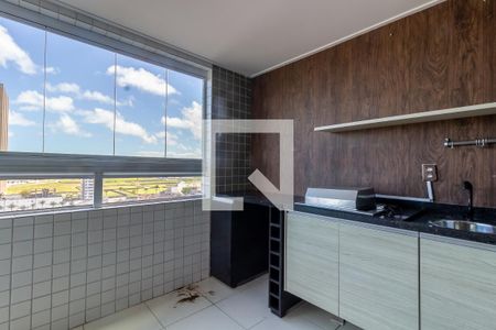 Varanda de apartamento para alugar com 3 quartos, 82m² em Mirim, Praia Grande