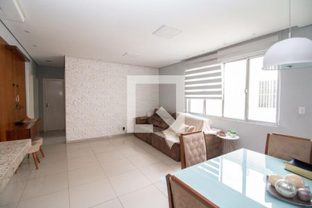 Sala de apartamento à venda com 3 quartos, 88m² em Chácara, Betim
