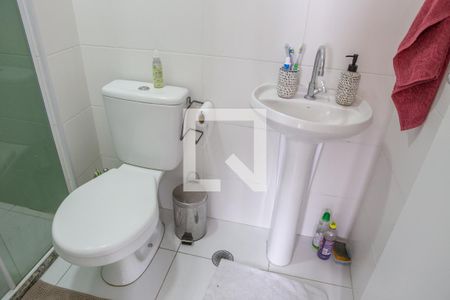 Banheiro da Suíte de apartamento à venda com 1 quarto, 28m² em Água Branca, São Paulo