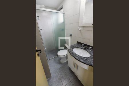 Banheiro da Suíte 1 de apartamento à venda com 2 quartos, 58m² em Vila Ipojuca, São Paulo