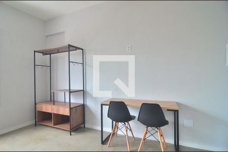 Dormitório e cozinha de kitnet/studio para alugar com 1 quarto, 30m² em Marechal Rondon, Canoas