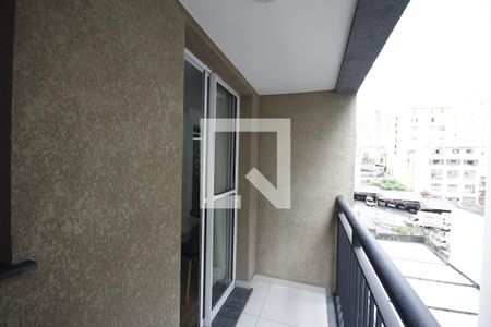 Varanda de kitnet/studio para alugar com 1 quarto, 27m² em Sé, São Paulo